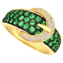 Le Vian Ring featuring Forest Green Tsavorite Vanilla Diamonds set 