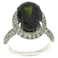 Le Vian Ring Featuring Hunters Green Tourmaline, Green Sapphire