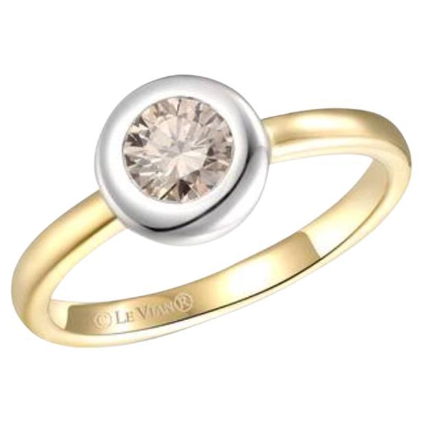 Le Vian Ring Featuring Nude Diamonds Set in 14k Two Tone Gold For Sale