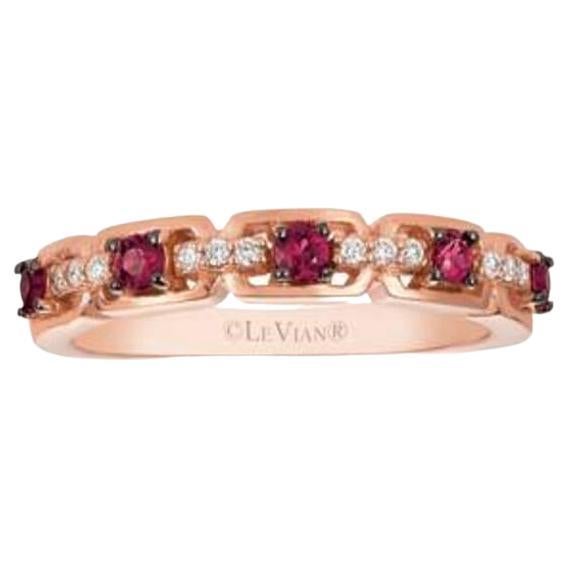 Le Vian Ring Featuring Passion Ruby Vanilla Diamonds Set in 14k Strawberry For Sale