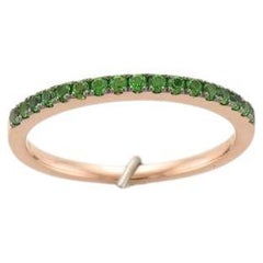 Le Vian Ring mit Pistazien- Diopsid in 14 Karat Erdbeergold