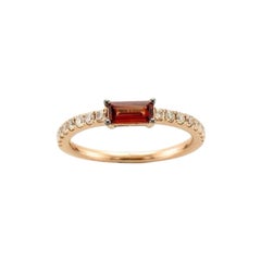 Le Vian Ring Featuring Pomegranate Garnet Nude Diamonds Set in 14K Strawberry