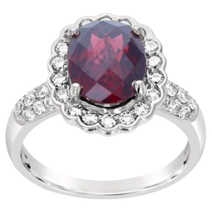 Le Vian Ring Featuring Pomegranate Garnet Nude Diamonds Set in 14K Strawberry For Sale
