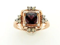 Le Vian Ring featuring Raspberry Rhodolite Chocolate Diamonds, Vanilla 