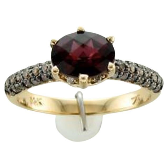 Le Vian Ring Featuring Raspberry Rhodolite Vanilla Diamonds For Sale
