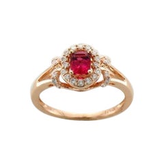 Le Vian Ring featuring Raspberry Rubellite Vanilla Diamonds set in 14K