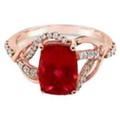 Le Vian Ring featuring Raspberry Rubellite Vanilla Diamonds set in 14K Strawb