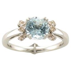 Le Vian Ring Featuring Sea Blue Aquamarine Nude Diamonds Set