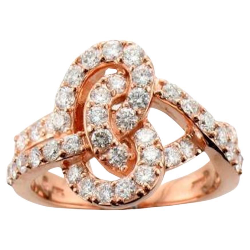 Le Vian Ring mit Vanilla-Diamanten in 14 Karat Erdbeergold gefasst