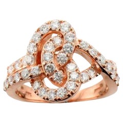 Le Vian Ring mit Vanilla-Diamanten in 14 Karat Erdbeergold gefasst