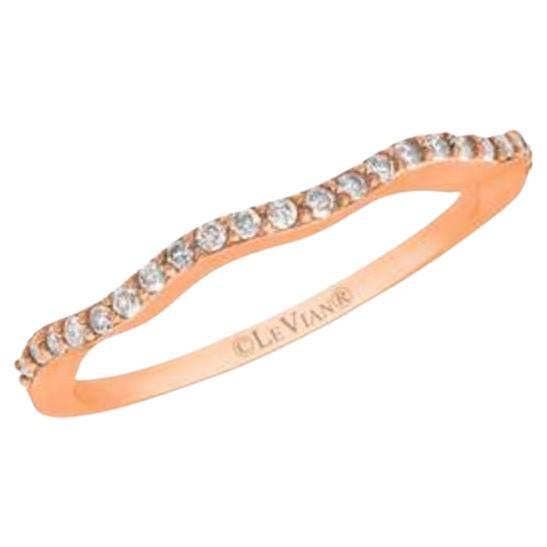 Le Vian Ring Featuring Vanilla Diamonds Set in 14k Strawberry Gold For Sale