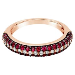 Le Vian Ring, Passion Ruby Vanilla Diamonds 14K Strawberry Gold