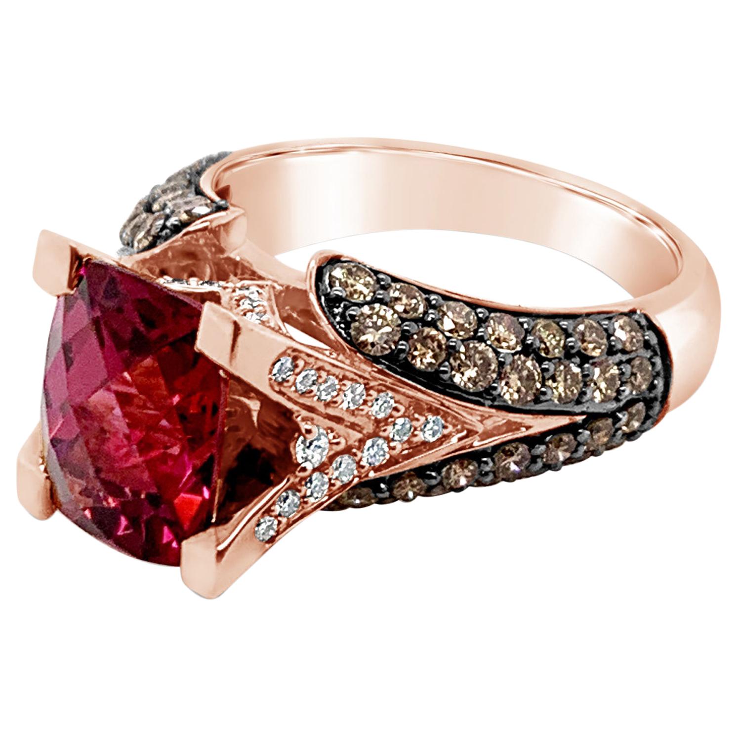 Diamond Ring in Metallic Tw Le Vian 14k Rose Gold 1.27 Ct Womens Jewellery Rings 