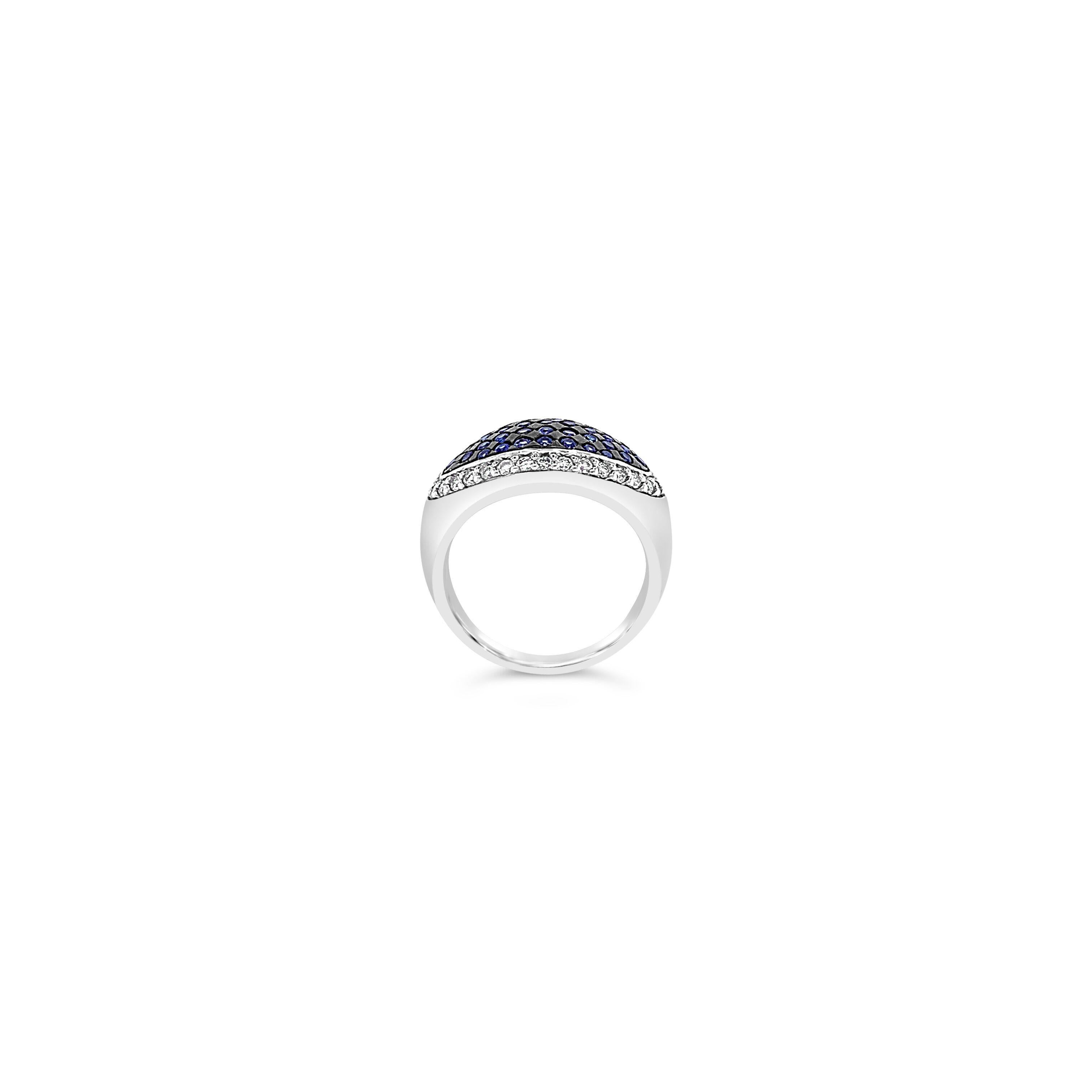 Le Vian® Ring featuring 7/8 cts. Cornflower Ceylon Sapphire™, 3/8 cts. Vanilla Diamonds® set in 14K Vanilla Gold®

Ring Size: 6.5

Ring may or may not be sizable, please feel free to reach out with any questions!

Item comes with a Le Vian® jewelry
