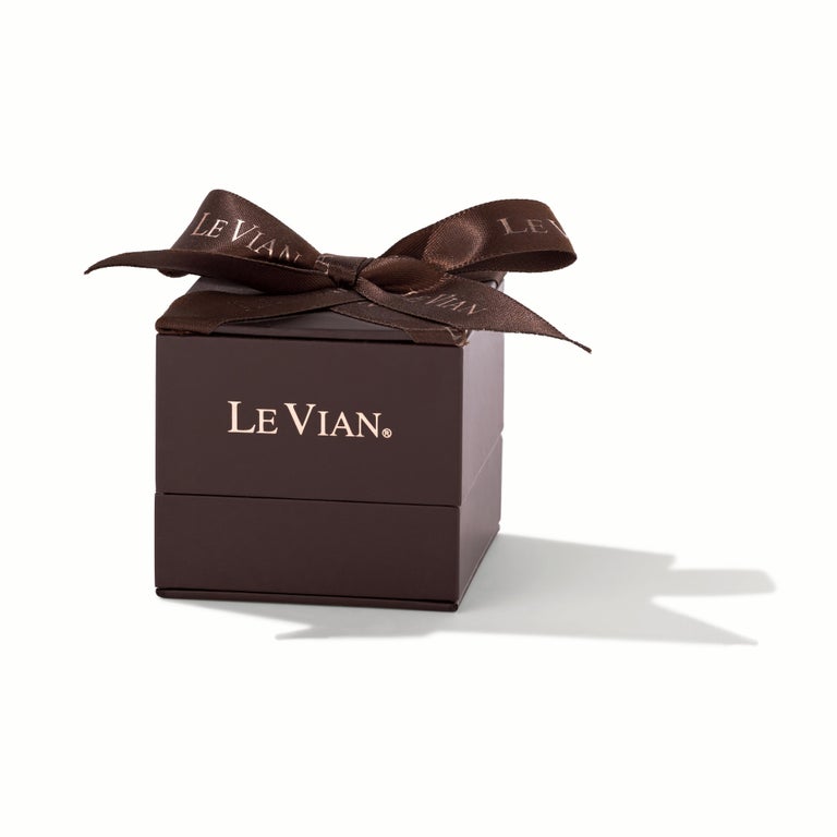 Cushion Cut Le Vian Ring with Chocolate Quartz Vanilla Diamonds Set in 14 Karat Honey Gold For Sale