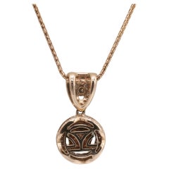 Le Vian Rose Gold & Natural Chocolate Diamond Pendant Drop Necklace