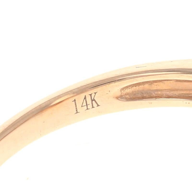Le Vian Welo Opal & Diamond Ring - Rose Gold 14k Oval Cabochon Cut .96ctw For Sale 2