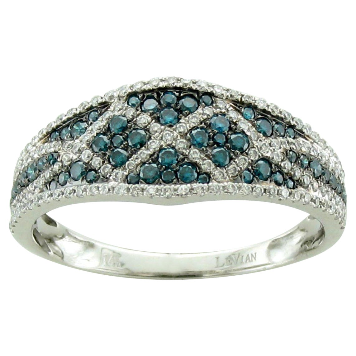 Anello con diamante bianco Le Vian in oro bianco 14 carati