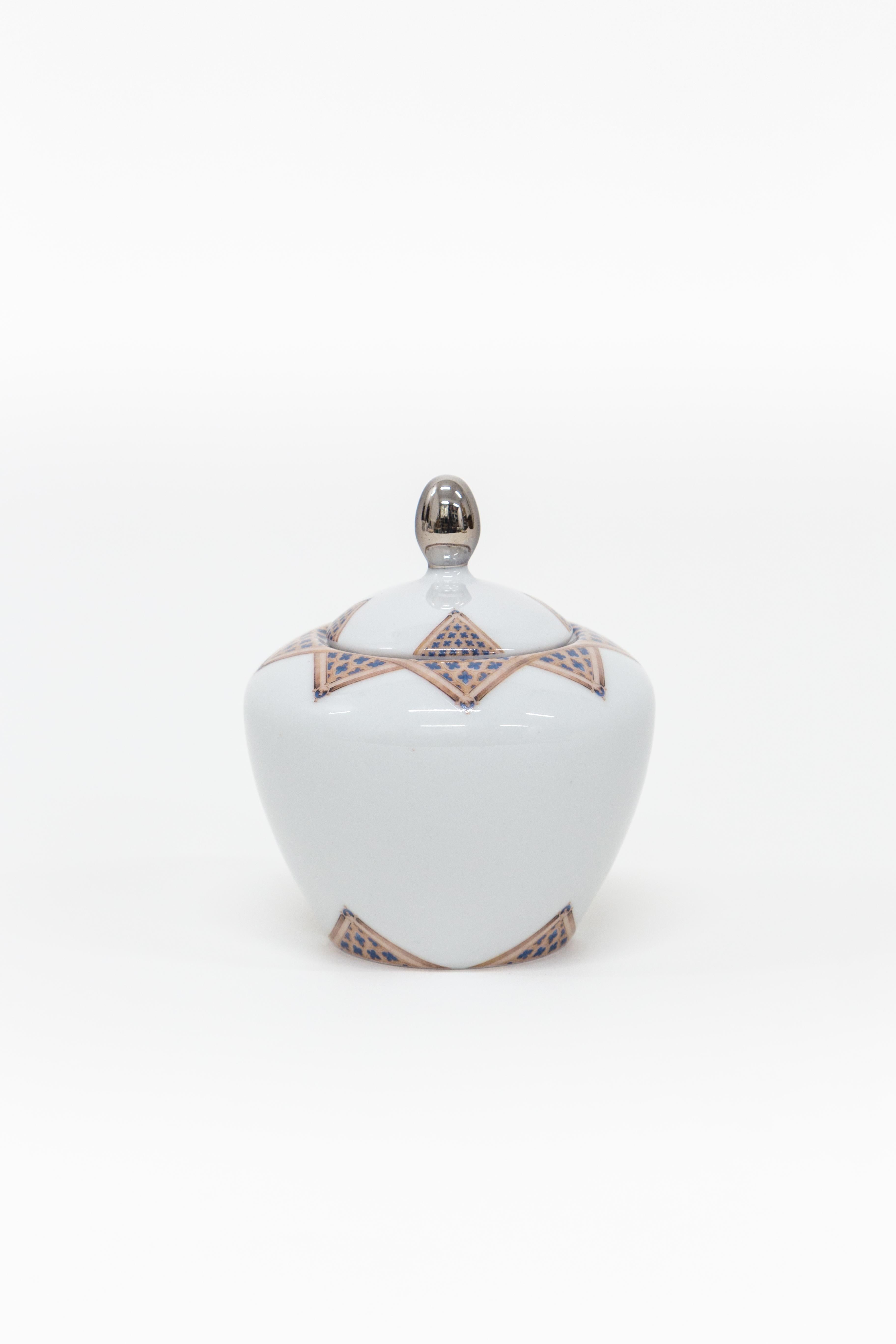 Other Le Volte Celesti, Contemporary Decorated Porcelain Tea Time Set by Vito Nesta For Sale