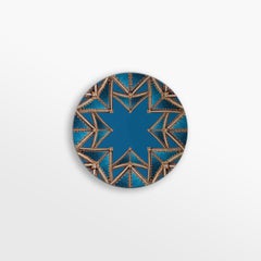 Le Volte Celesti, Six Contemporary Decorated Porcelain Bread Plates