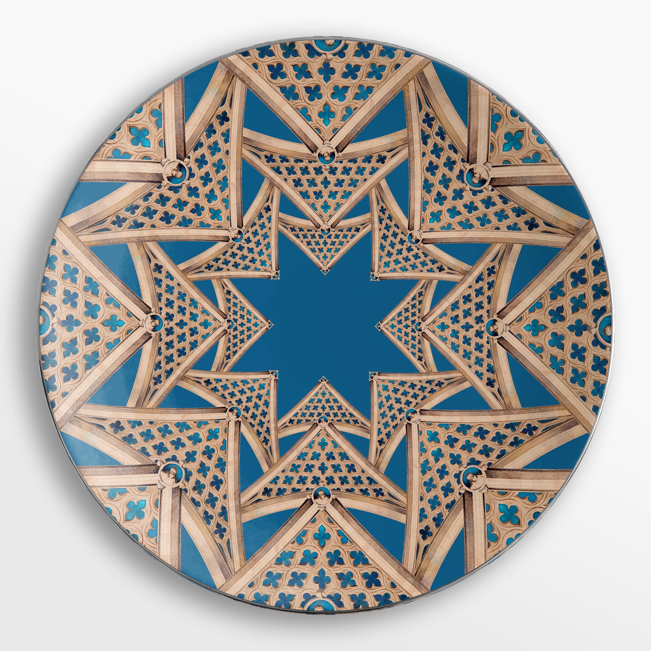 Le Volte Celesti, Six Contemporary Platters with Decorative Design For Sale 1