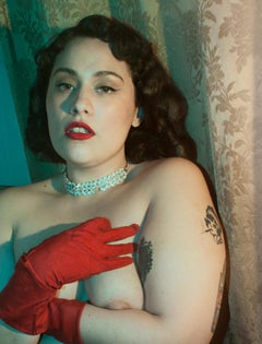 Informationsfotografie, Porträts. Limitierte Auflage eines Mode-Farbfotos.