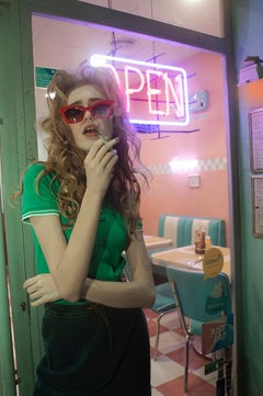 Boderline. Portrait. Limited edition color photograph. Fashion