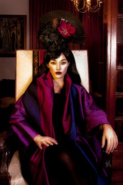 Domina, Portrait. Limited edition fashion color photograph. 