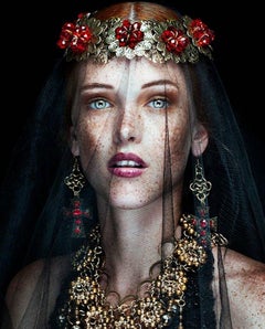 Einwandfrei, Porträt. Limitierte Auflage eines Mode-Farbfotos.