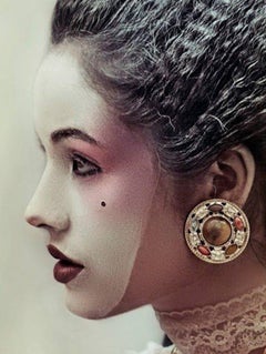Mask of Life, Portrait. Limited edition fashion color photograph.