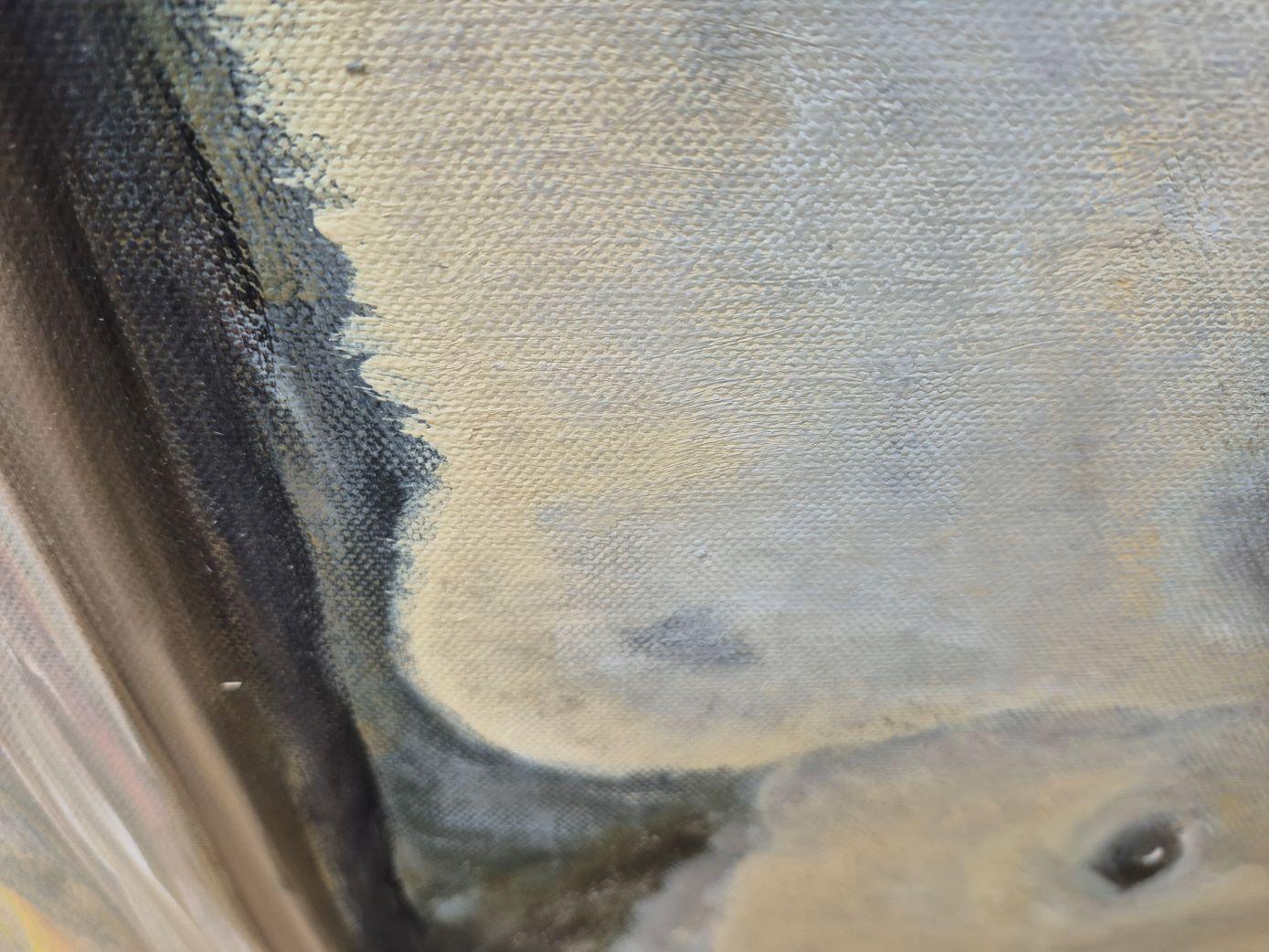 Can we hang out here (Abstrakt), Painting, von Lea Karvala