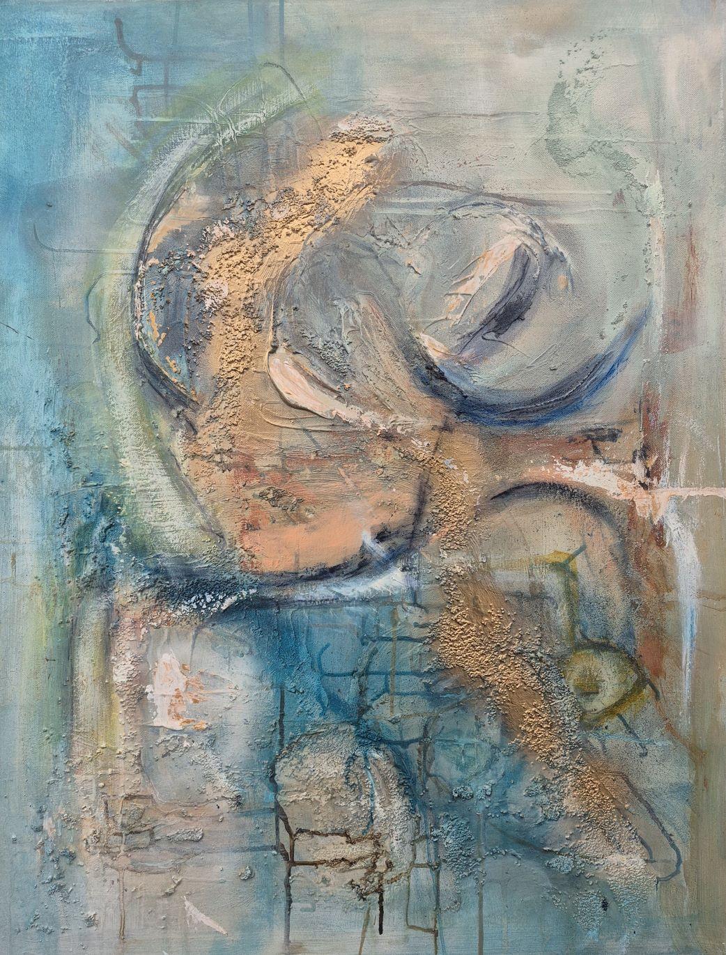 Lea Karvala Abstract Painting - From one atmosphere to another