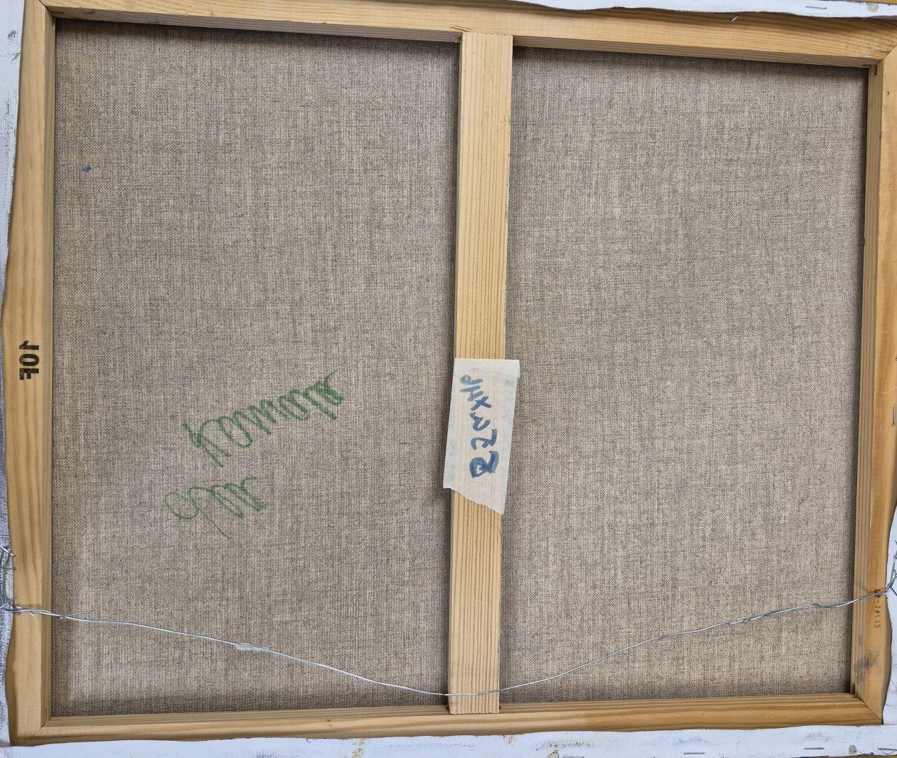 Früchte in einer weißen Schale – Painting von Lea Karvala