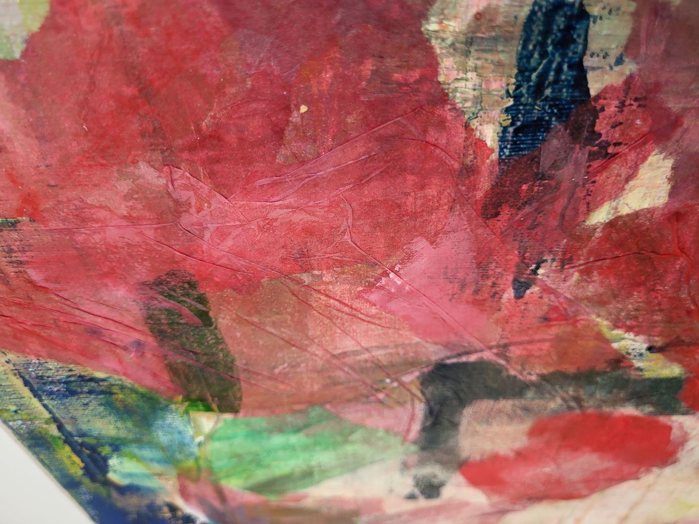 Life is a mystery (Grau), Abstract Painting, von Lea Karvala