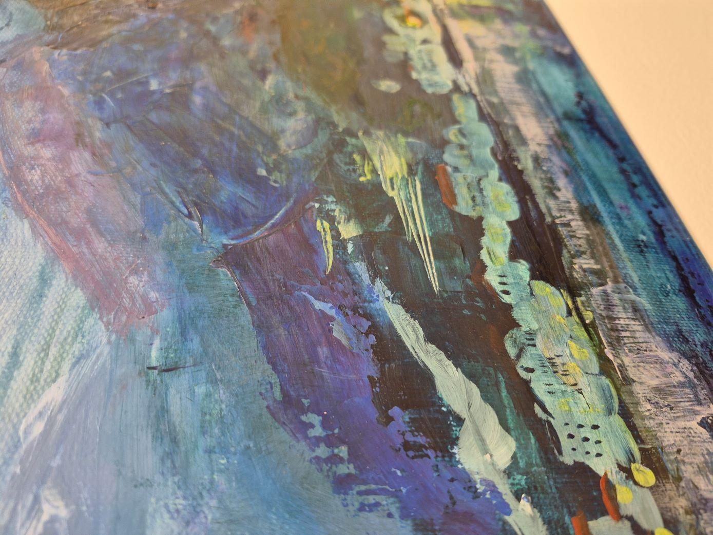 Montenegro (Abstrakt), Painting, von Lea Karvala