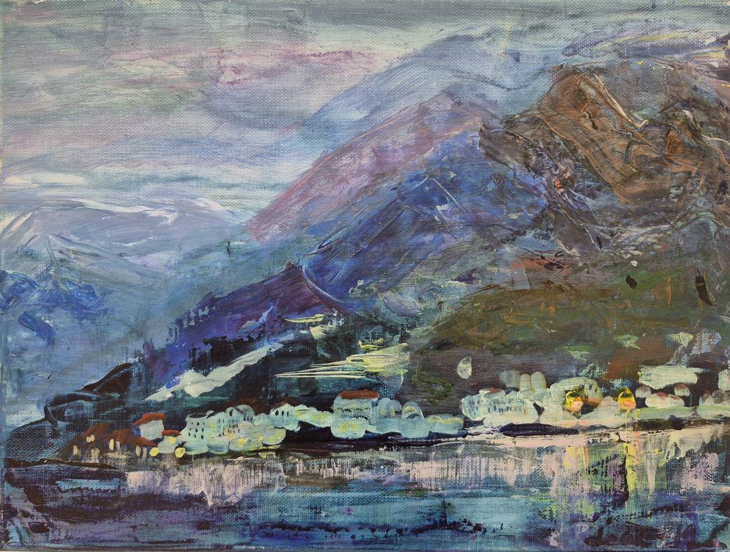 Lea Karvala Abstract Painting – Montenegro