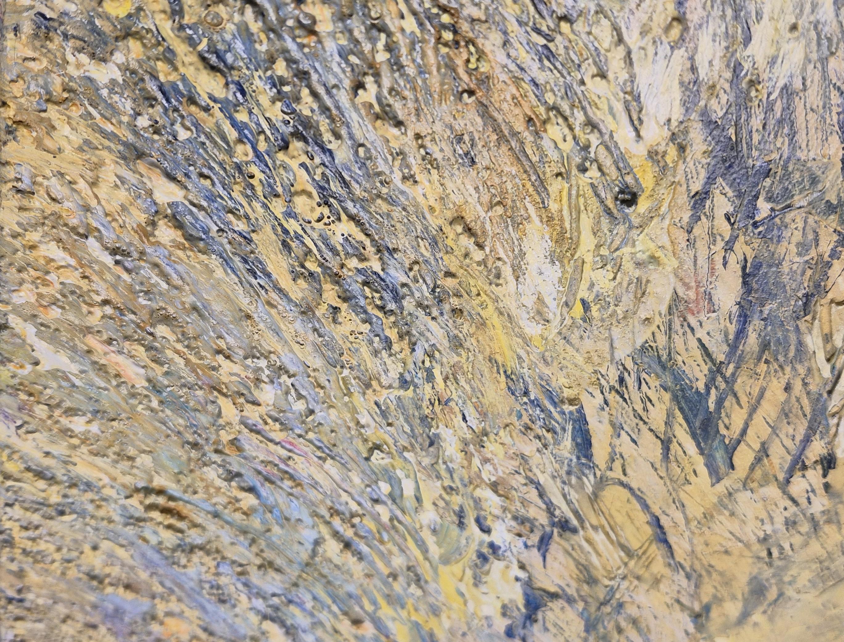 Our grain - Abstract Painting by Lea Karvala