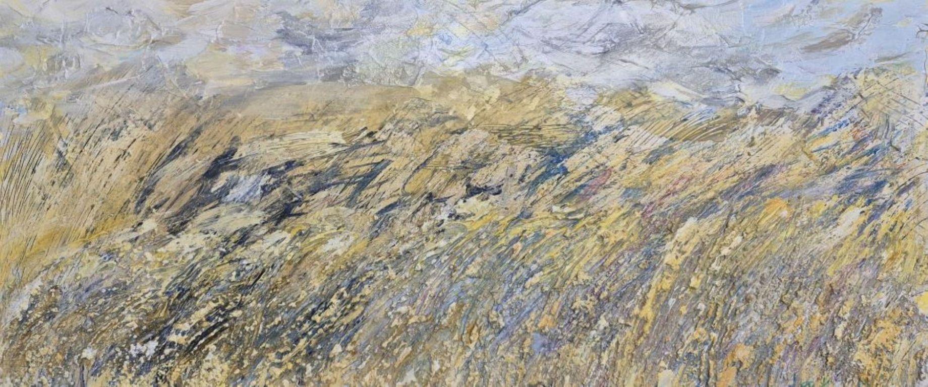 Lea Karvala Abstract Painting - Our grain