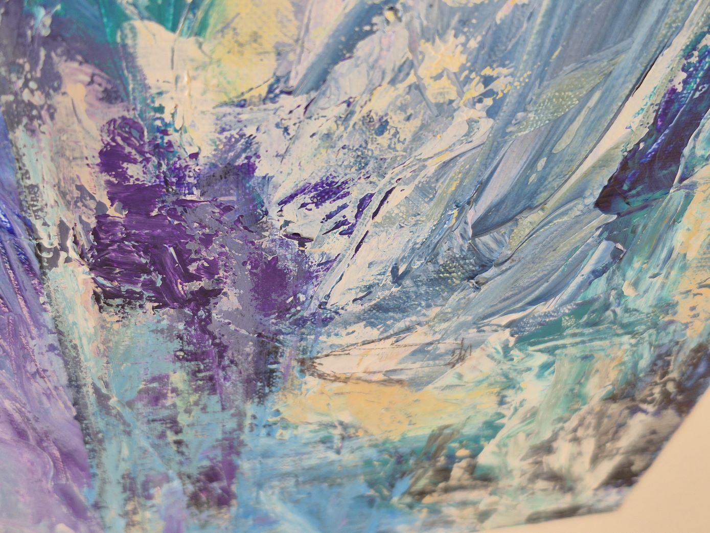 Polar bear – Painting von Lea Karvala