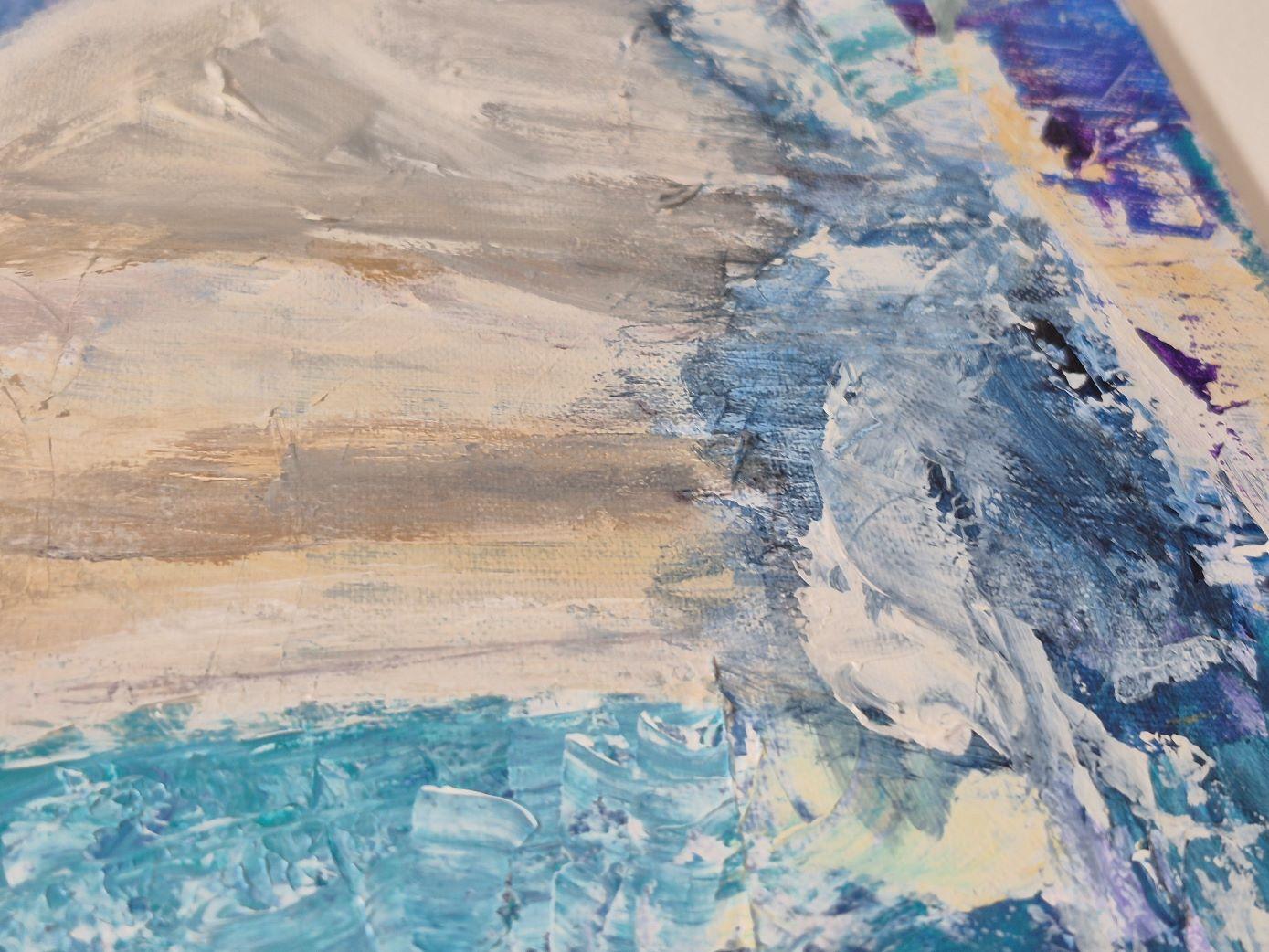 Polar bear (Realismus), Painting, von Lea Karvala