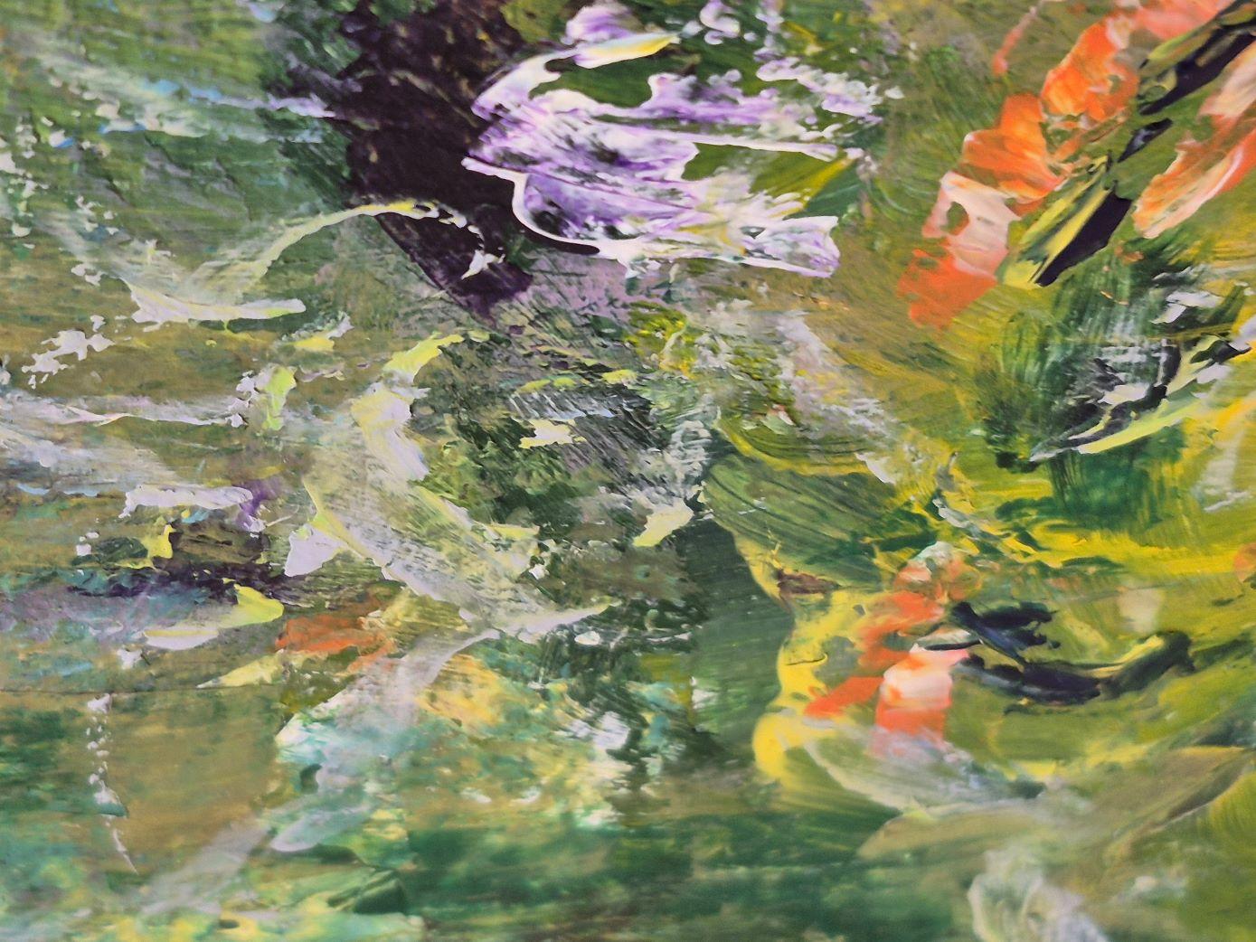 Verteilerkorb (Abstrakt), Painting, von Lea Karvala