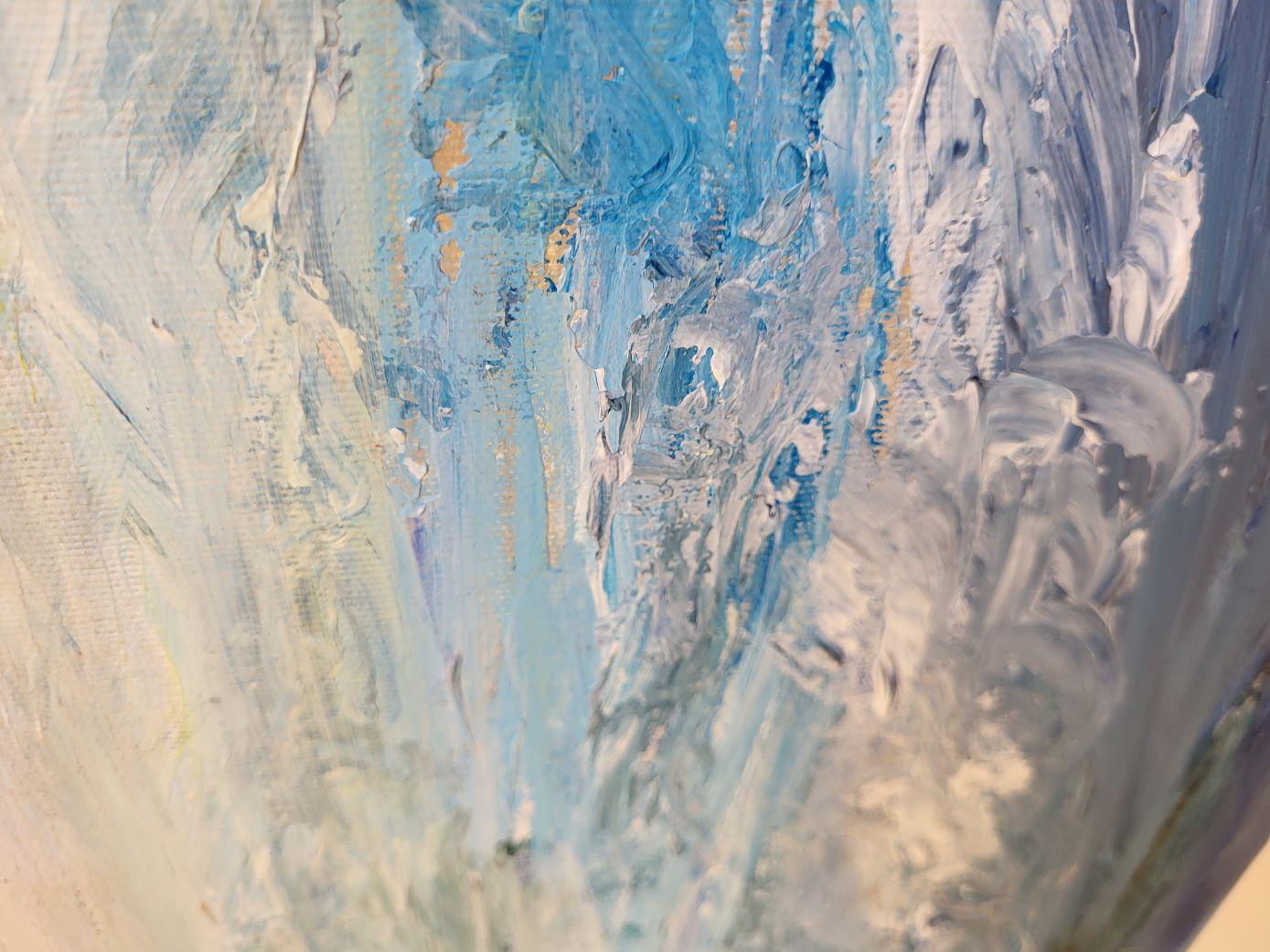 Storm spotting (Grau), Landscape Painting, von Lea Karvala