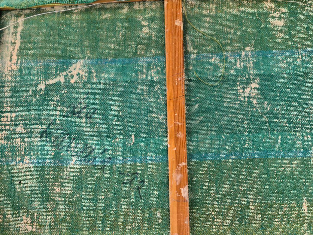 Das Schlafzimmer in Trendfarben – Painting von Lea Karvala