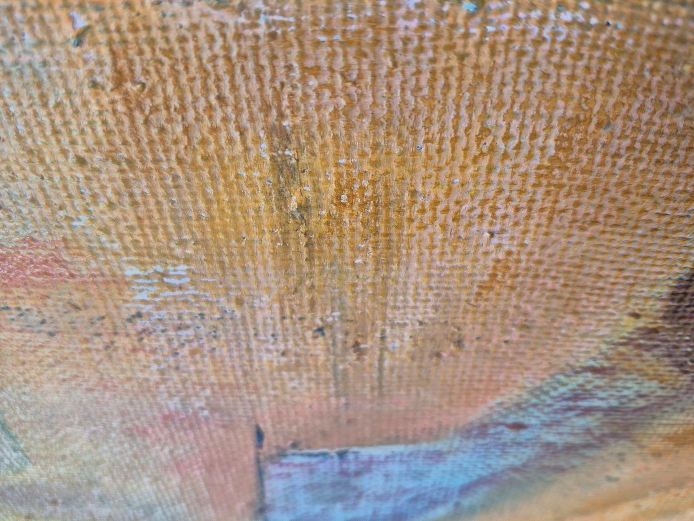 Das Schlafzimmer in Trendfarben (Braun), Still-Life Painting, von Lea Karvala