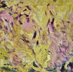 The pink and yellow flower bed