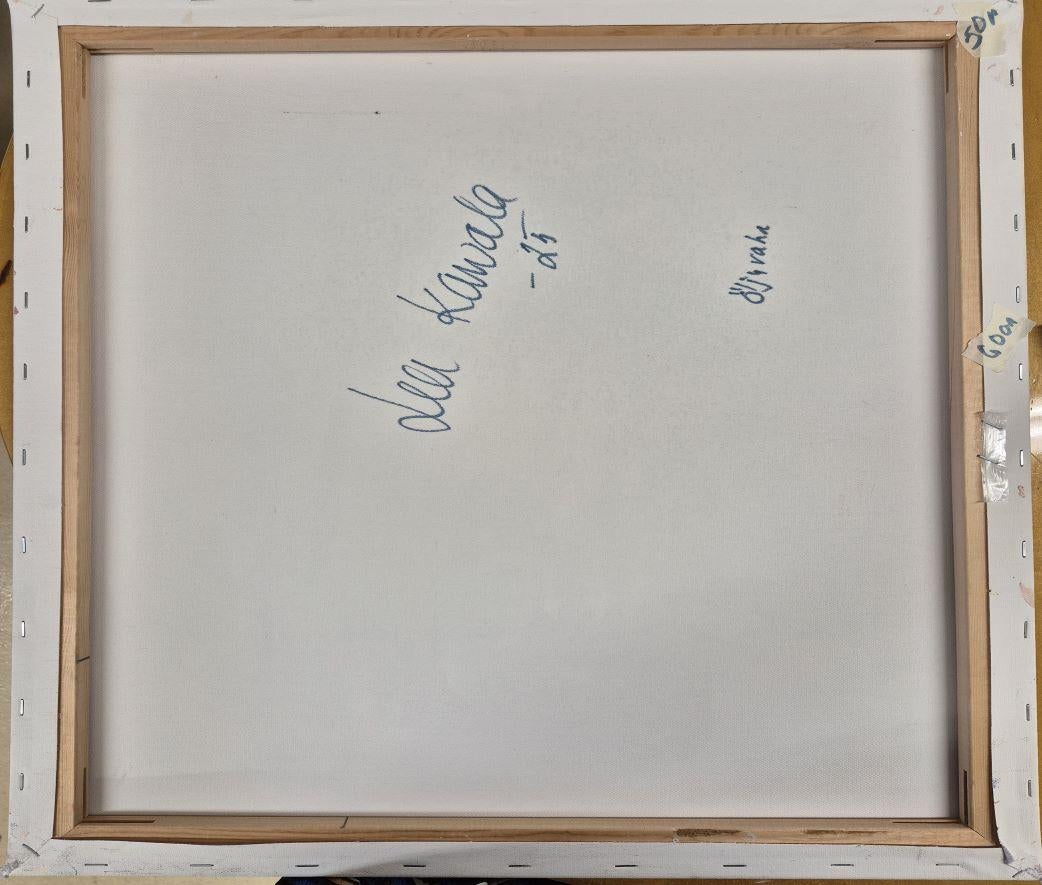 They seem to like flowers - Painting by Lea Karvala