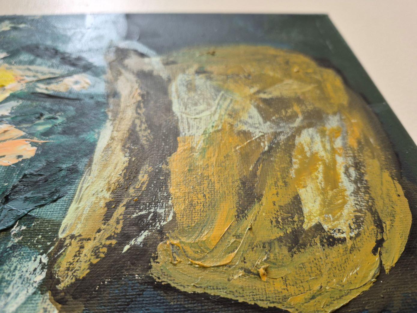 Ulla's Blumen (Abstrakt), Painting, von Lea Karvala