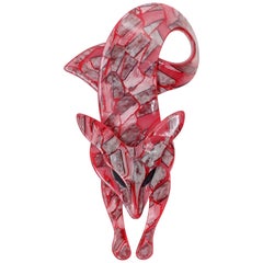 Louis Vuitton Mirrored Mosaic Brooch