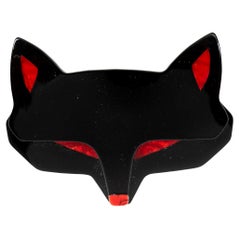 Vintage Lea Stein Paris The Fox Pin