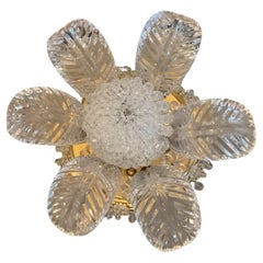 Piombo cristallo e piombo oro Petite Flushmount